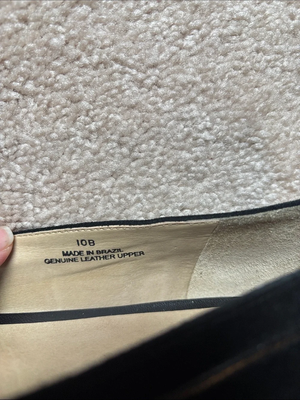 Talbots Black Suede Bow Ballet Flats - Picture 7 of 7